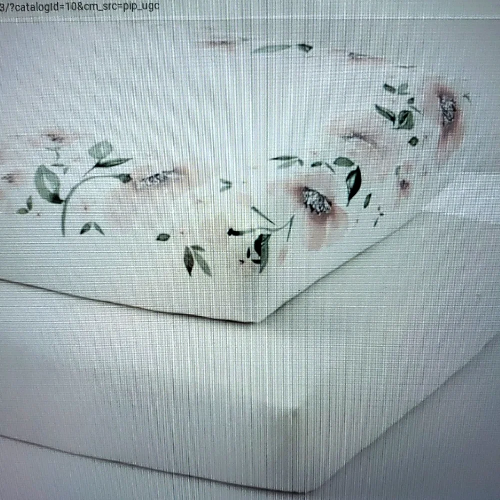Pottery Barn Kids NWOT MEREDITH Floral PICTURE PERFECT Organic Crib Fitted